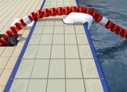 Lane Rope Guard by AQUEAS protects lane rope discs from unnecessary wear
