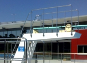 Diving Platform Handrails to assist in allowing safe usage of recreation centre facilities